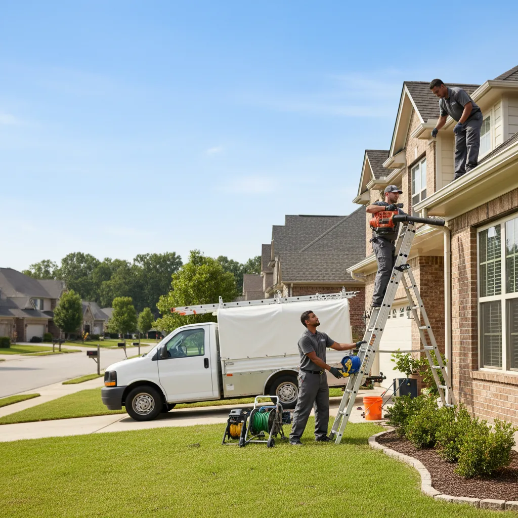 Home Gutter Service in Bourneville, OH near me